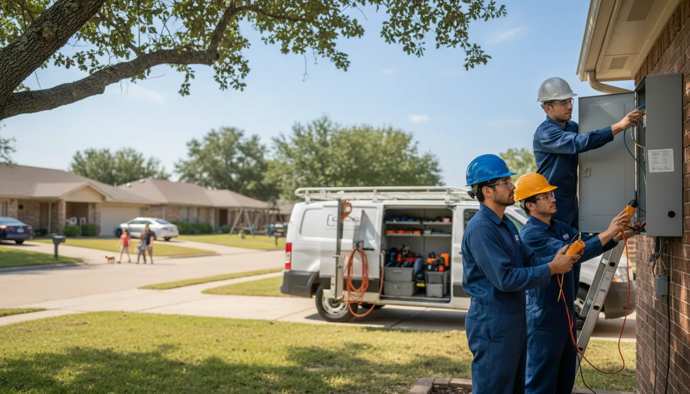 Certified electrician providing emergency electrical services in Waukomis, OK
